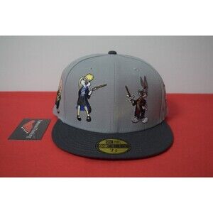 New Era Looney Tunes Bugs Bunny Porky Pig Harry Potter Theme Fitted Hat RARE